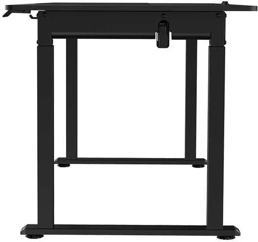 ULTRADESK UPLIFT Biurko 160X75 cm, 72-118 cm, juoda-juoda