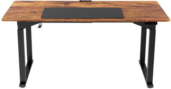 ULTRADESK UPLIFT Biurko 160x75 cm, 72-118 cm, juoda-ruda