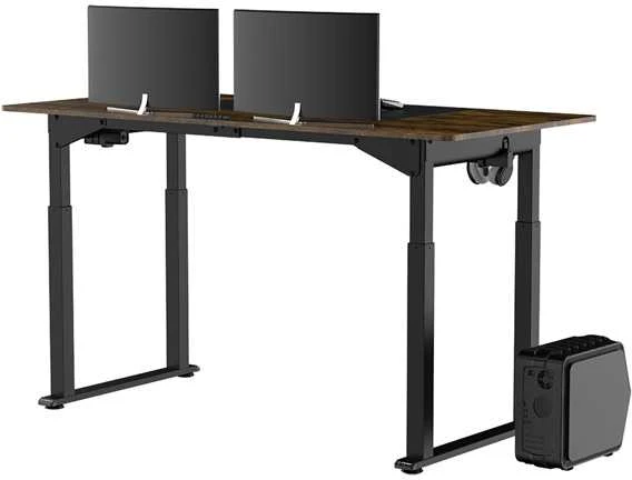 Reguliuojamas stalas Ultradesk Uplift dviejų monitorių sąranka