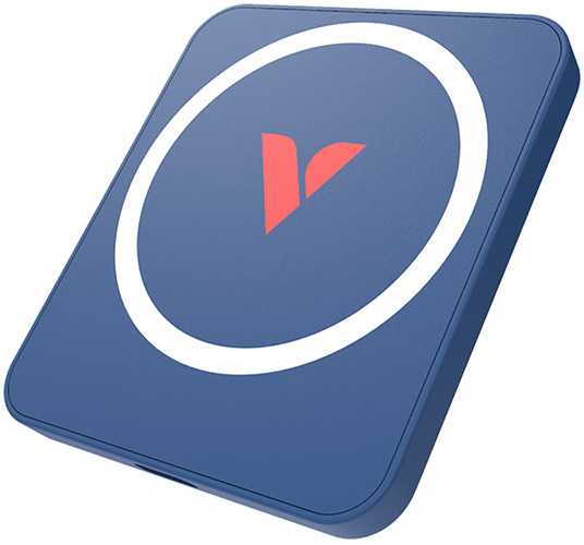 Kietasis diskas Verbatim SnapBack SSD 1TB mėlynos metalinės spalvos 32075