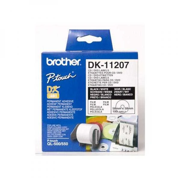 BROTHER DK11207 CD/DVD ETETĖS