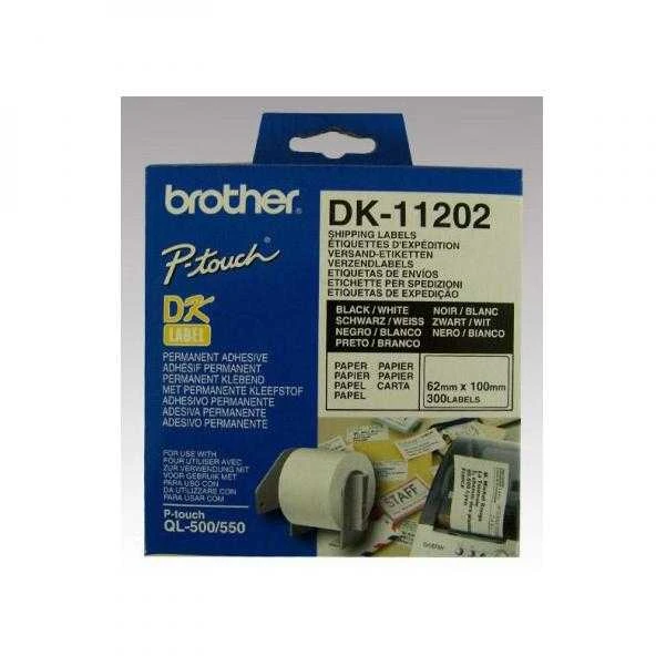 Brother Brolis | DK-11202 Siuntimo etiketės | Baltas | DK | 62mm x 100mm