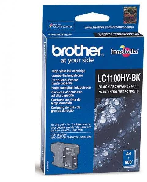 BROTHER LC-1100HYBK TONERIS HIGH BLK 900P
