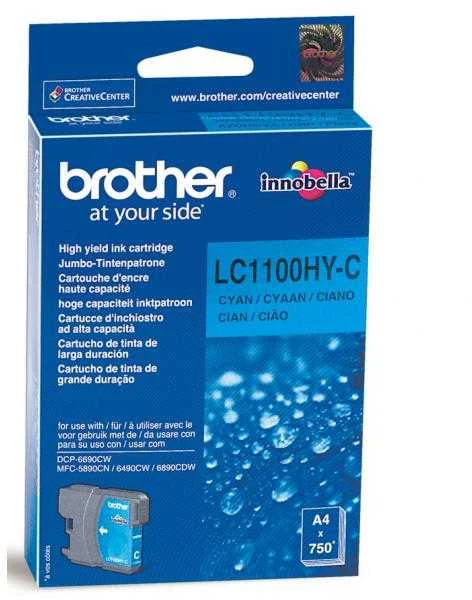 Brother LC-1100HYC rašalo kasetė Originalus Žydras 1 vnt