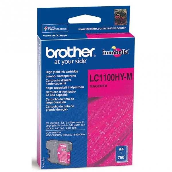 Brother LC1100HYM rašalo kasetė, purpurinė, didelės talpos