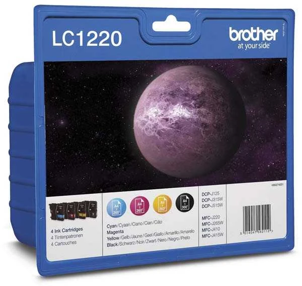 Rašalo kasetė Brother LC1220 CMYK | DCP-J925DW