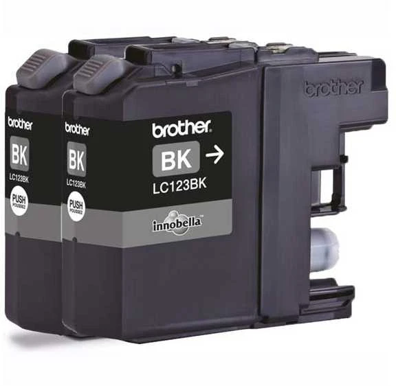 rašalBrother originalus rašalas LC123BKBP2 (2 x juoda)