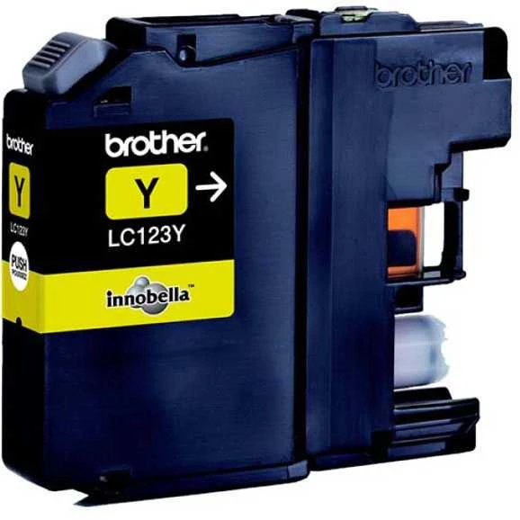 Brother Brolis LC123Y | Rašalo kasetė | Geltona