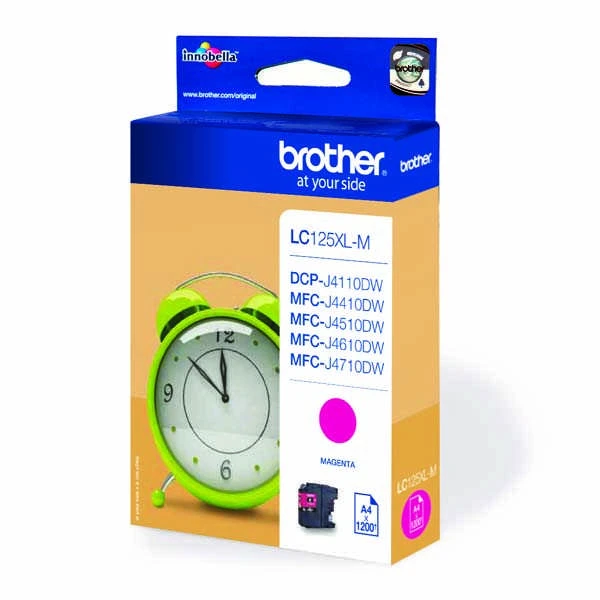 Brother LC125XLM | Rašalo kasetė | Purpurinė
