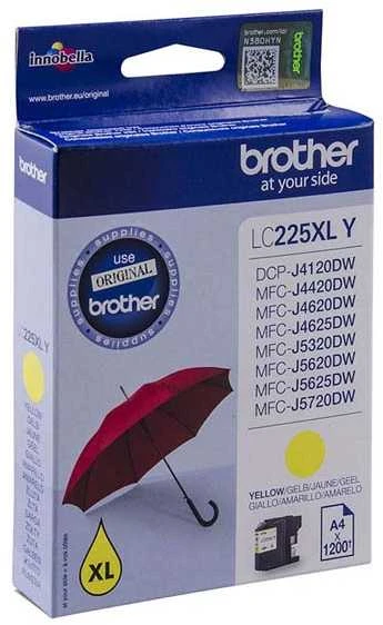 Brother LC125XLY | Rašalo kasetė | Geltona