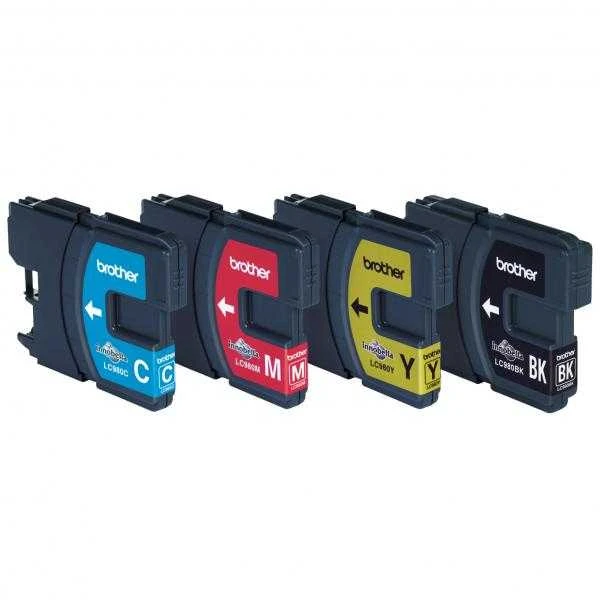 Rašalo kasetė Brother LC980 CMYK | DCP145C/ DCP165C/ MFC250C/MFC290C