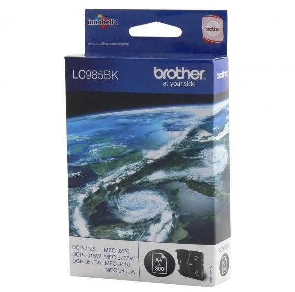 Brother LC985BK rašalo kasetė, Juodas