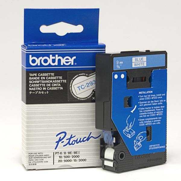 Brother TC-293 ženklinimo juostos