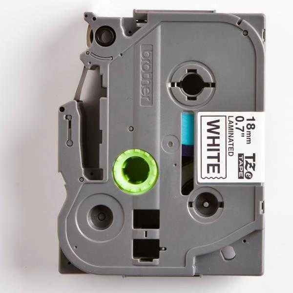 Brother | TZ-241 Laminated Tape | Juodas on Baltas | TZe | 8 m | 1.8 cm