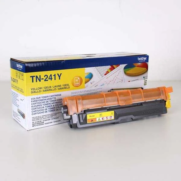 BROTHER TN-241Y TONER Geltonas 1400P