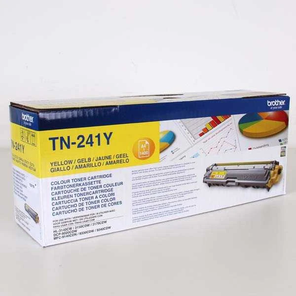 BROTHER TN-241Y TONER Geltonas 1400P