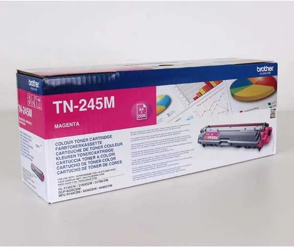 BROTHER TN-245M TONER HIGH MAGENTA 2200P