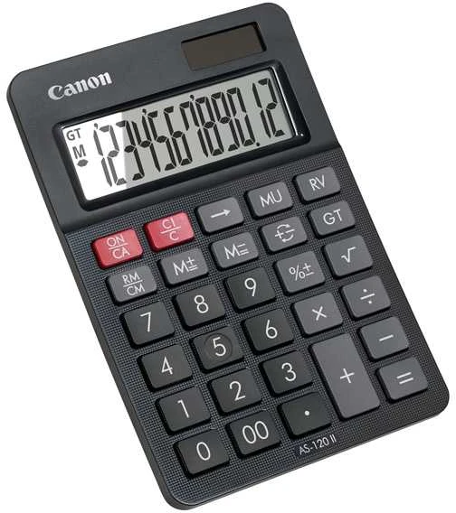 „Canon“ – AS-120II DBL stalinis skaičiuotuvas