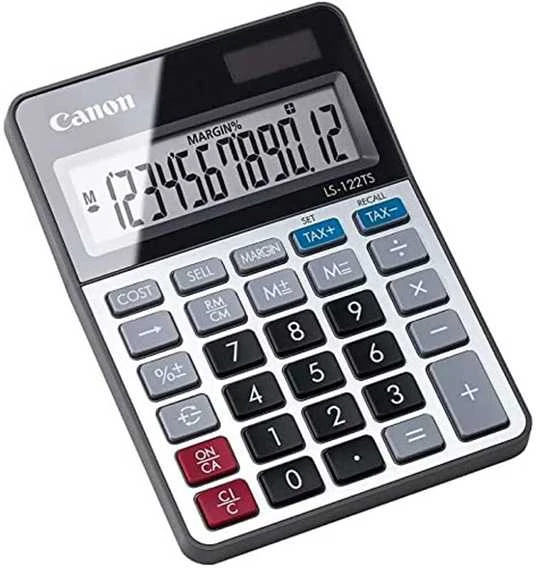 Canon LS-122TS skaičiuotuvas su LCD ekranu