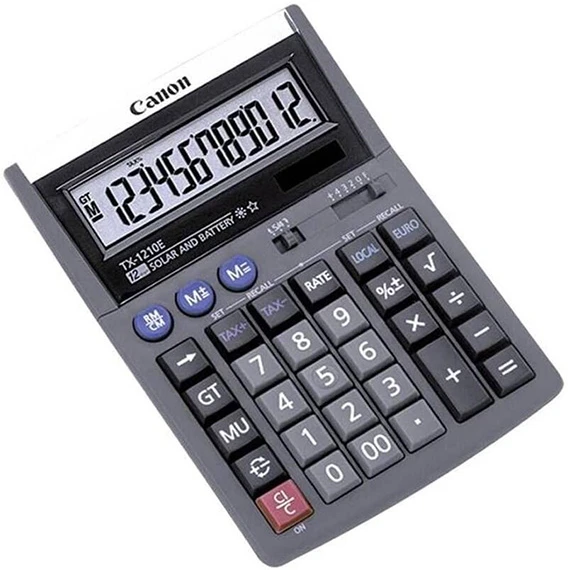 Canon TX-1210E skaičiuotuvas Desktopas Skaičiuotuvo ekranas Alyvų