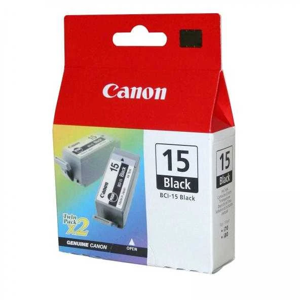Canon BCI-15BK ink cartridge twinpack, juodas