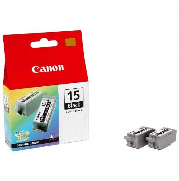 Canon BCI-15BK ink cartridge twinpack, juodas