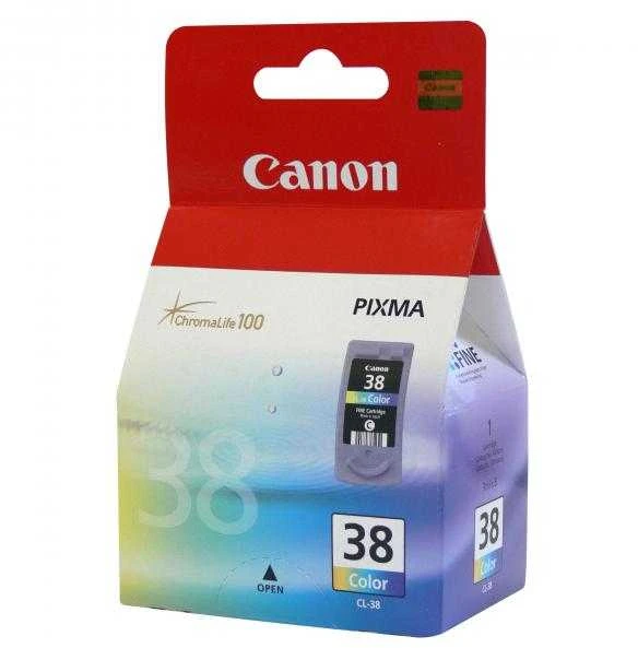 CANON CL-38 rašalo spausdinimo galvutė, spalvota, 9 ml, skirta PIXMA iP2500, 207 puslapiai