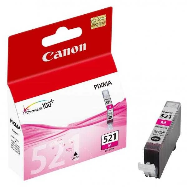 CANON CLI-521M rausvos spalvos rašalinė