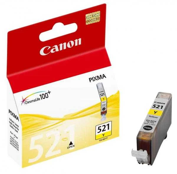 CANON CLI-521Y geltonos spalvos rašalinė