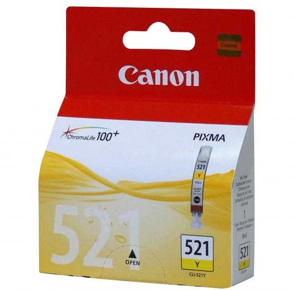 CANON CLI-521Y geltonos spalvos rašalinė