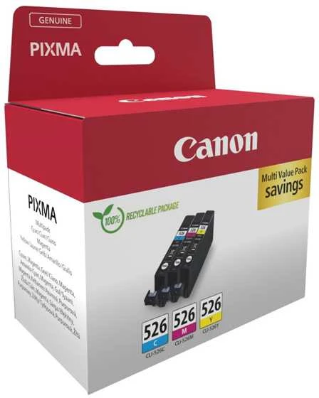 Canon CLI-526 | Rašalo kasetės | Sudėtinė pakuotė