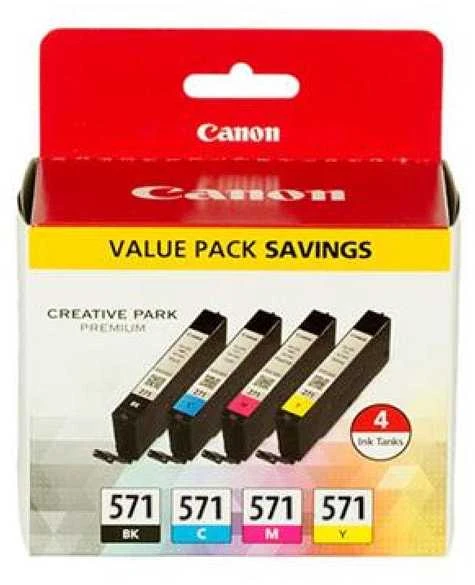 Rašalinė Canon CLI-571 C/M/Y/BK MULTIPACK lizdinė plokštelė be apsaugos
