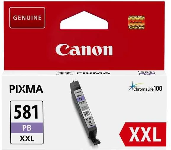Canon CLI-581PB XXL rašalo kasetė, nuotrauka mėlynas