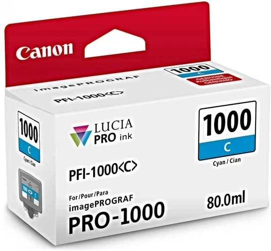 Canon PFI-1000 C Originalus Žydras