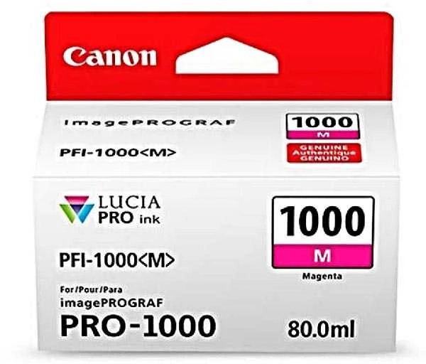 Canon PFI-1000 M Originalus Rausvai raudona