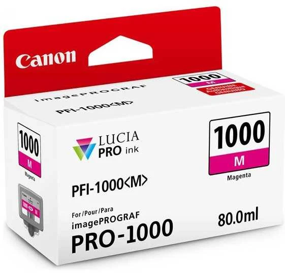 Canon PFI-1000 M Originalus Rausvai raudona