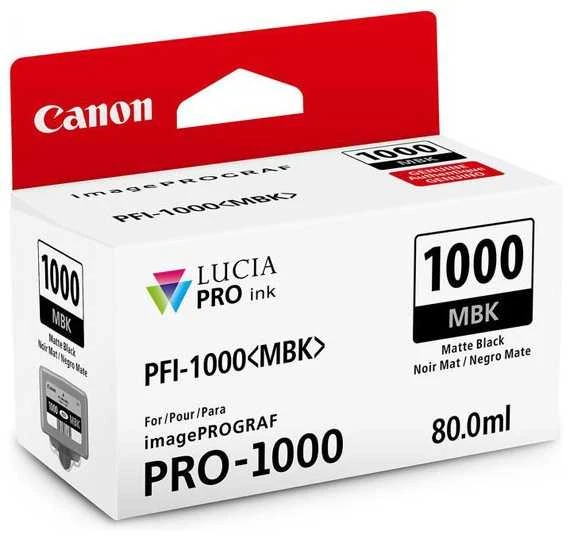 Canon PFI-1000 MBK Originalus Matinis Juodas