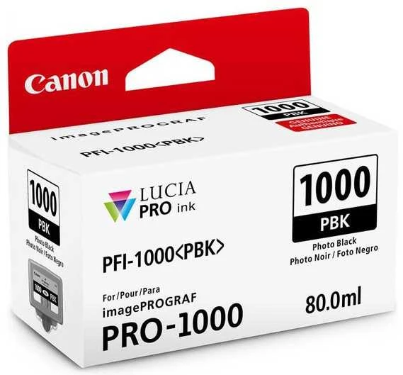 Canon PFI-1000 PBK Originalus Foto juoda
