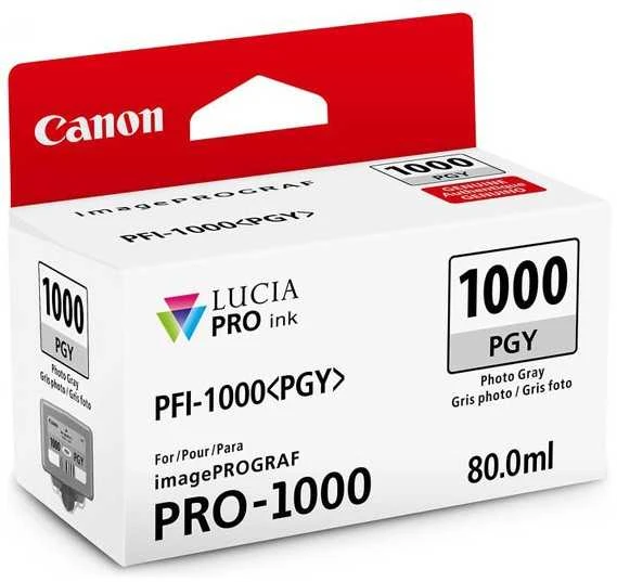 Canon PFI-1000 PGY Originalus Foto pilka