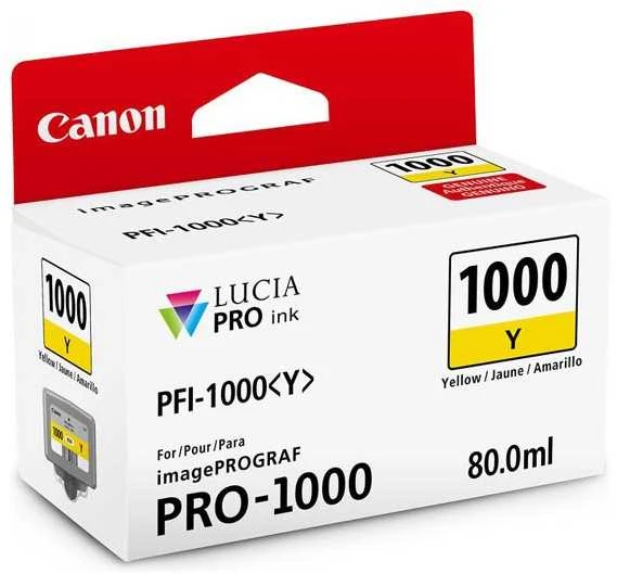 Canon PFI-1000 Y Originalus Geltona