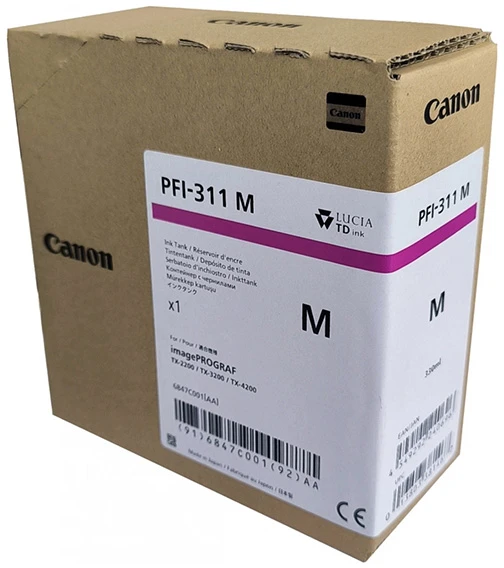 Canon CANON PFI-311 rašalo kasetė rausva