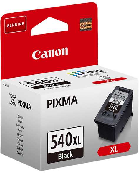Canon PG-540XL (5222B005), foto juoda kasetė rašaliniams spausdintuvams, 600 psl.