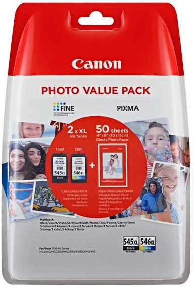 Canon PG-545XL/CL-546XL rašalo kasetė, sudėtinė pakuotė
