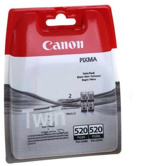 Canon PGI-520Bk rašalo kasetė 2vnt, juodas