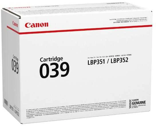 Canon 039 Originalus Juoda 1 vnt