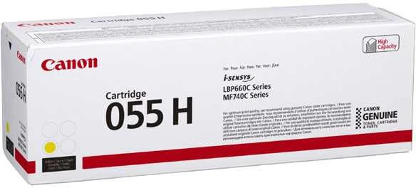 Canon CRG 055H (3017C002) Lazerinė kasetė, Geltona