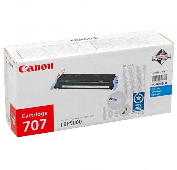 Canon 707 Originalus Žydras 1 vnt