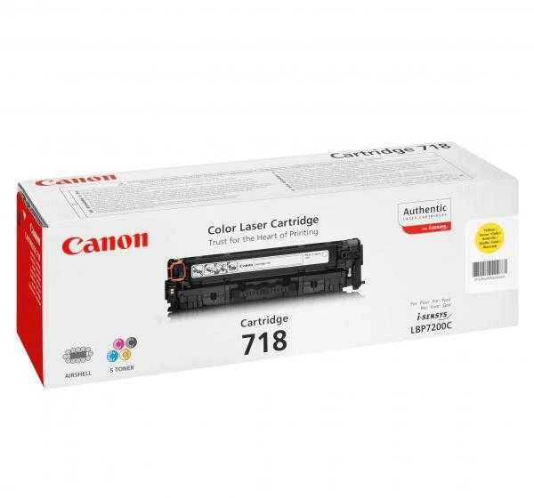 Canon CRG 718 (2659B002) Lazerinė kasetė, Geltona
