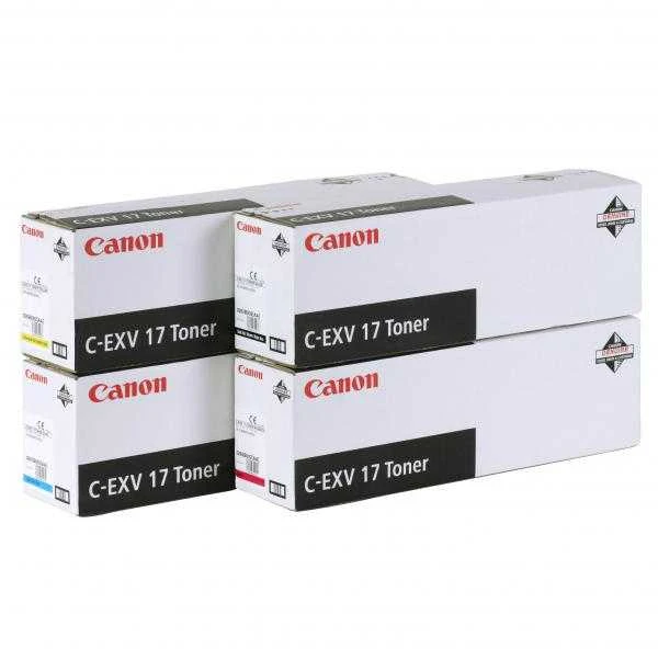 Canon C-EXV 17 (0259B002), geltona kasetė