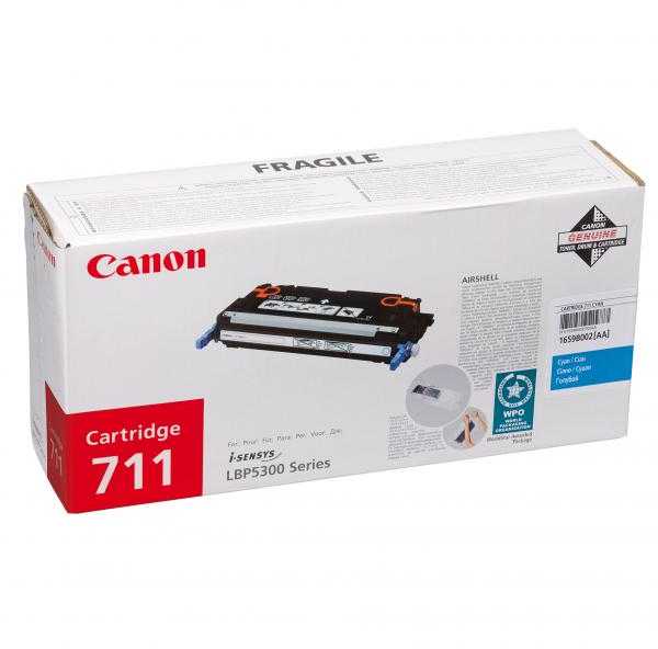 Canon kasetė 711, žalsvai mėlyna